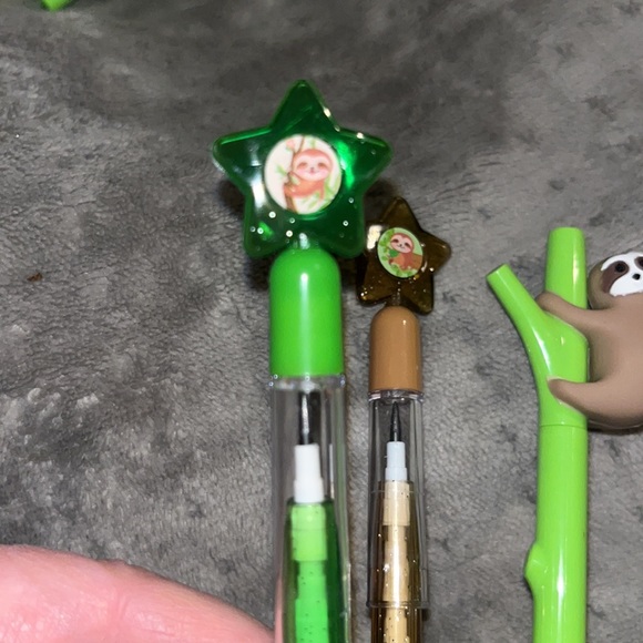Easter Basket stuffers - 2 sloth pop pencils and a sloth pen - Picture 4 of 5